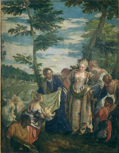 Mosè salvato dal Nilo, 1580 da Paolo Veronese